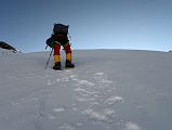 16 Climbing Sherpa Lal Singh Tamang Leads The Last Few Metres To The Top Of The Slope 6694m Above Lhakpa Ri Camp I On The Climb To The Summit 